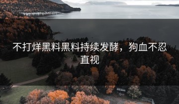不打烊黑料黑料持续发酵，狗血不忍直视