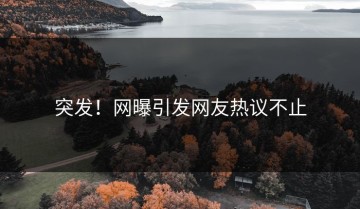 突发！网曝引发网友热议不止